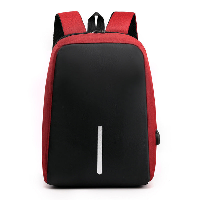 anti-theft usb backpack, view 4 - MRSLM
