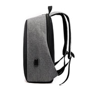 anti-theft usb backpack, view 2 - MRSLM