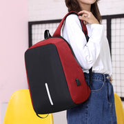 anti-theft usb backpack, view 3 - MRSLM