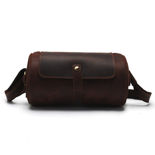 vintage leather cylinder bag - MRSLM