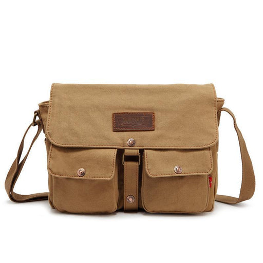 canvas shoulder messenger bag - MRSLM