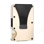 RFID blocking money clip wallet, view 4 - MRSLM