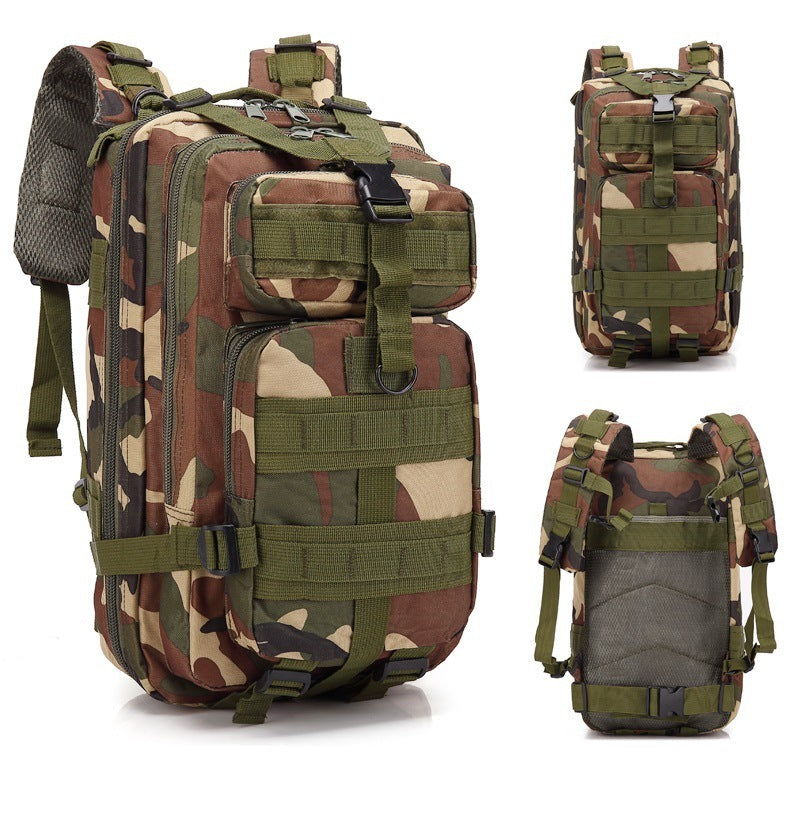 camouflage sports backpack, view 3 - MRSLM