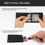 men's leather card holder, view 2 - MRSLM