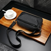 men's leather crossbody bag, view 4 - MRSLM