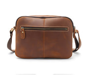 men's brown shoulder messenger bag - MRSLM