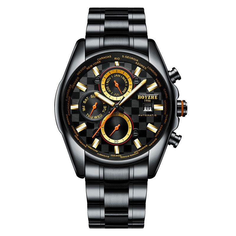 luminous men's automatic watch, view 2 - MRSLM