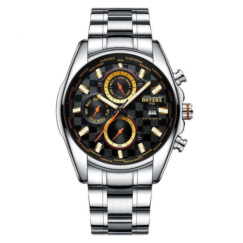 luminous men's automatic watch, view 4 - MRSLM