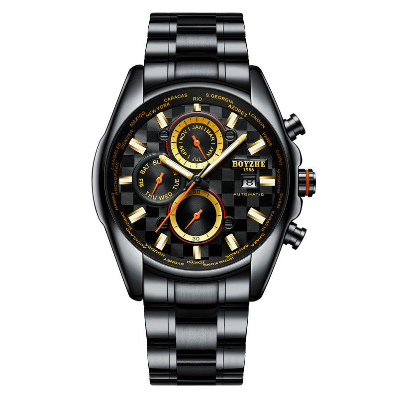luminous men's automatic watch, view 5 - MRSLM
