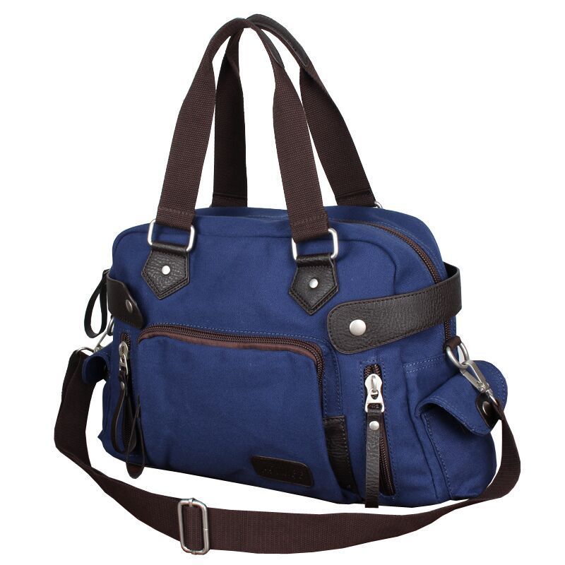 large men's canvas shoulder bag, view 2 - MRSLM