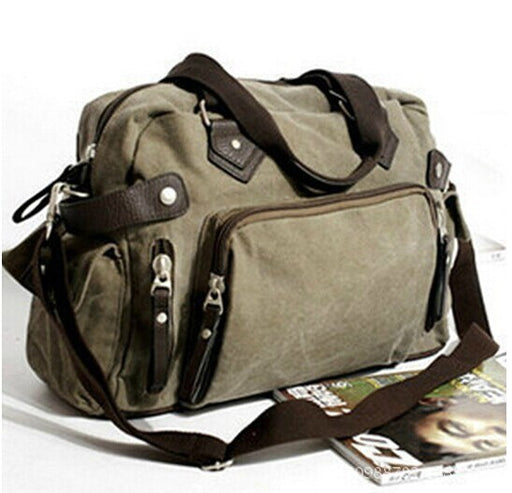 large men's canvas shoulder bag - MRSLM