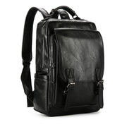 PU leather student backpack, view 5 - MRSLM