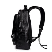 PU leather student backpack, view 2 - MRSLM