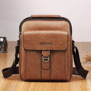 men's small pu leather messenger bag - MRSLM