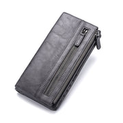 men's long zipper wallet, view 2 - MRSLM