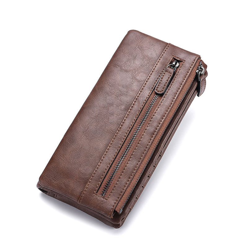 men's long zipper wallet, view 4 - MRSLM
