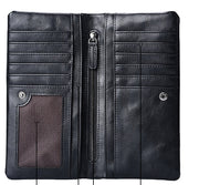 men's long zipper wallet, view 5 - MRSLM