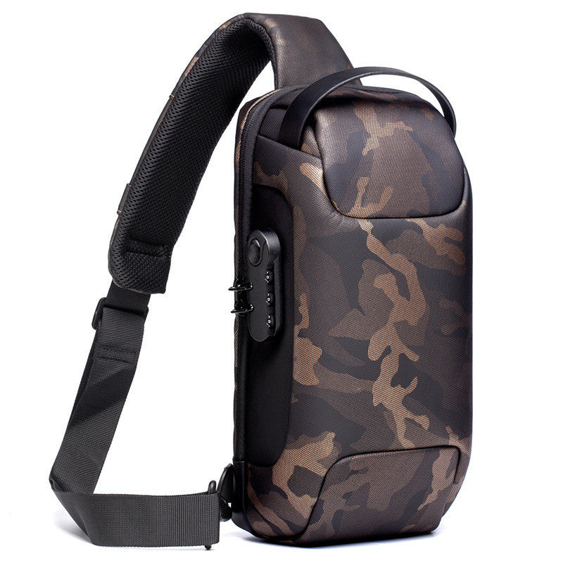 men's Oxford cloth chest bag, view 5 - MRSLM