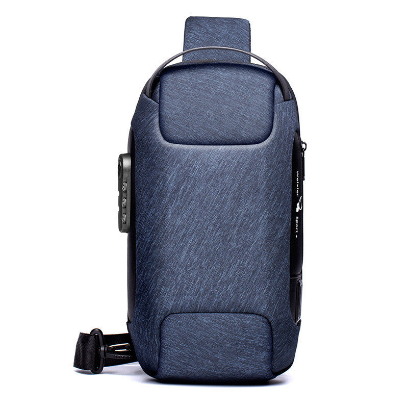 men's Oxford cloth chest bag, view 4 - MRSLM