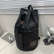 canvas school backpack, view 2 - MRSLM
