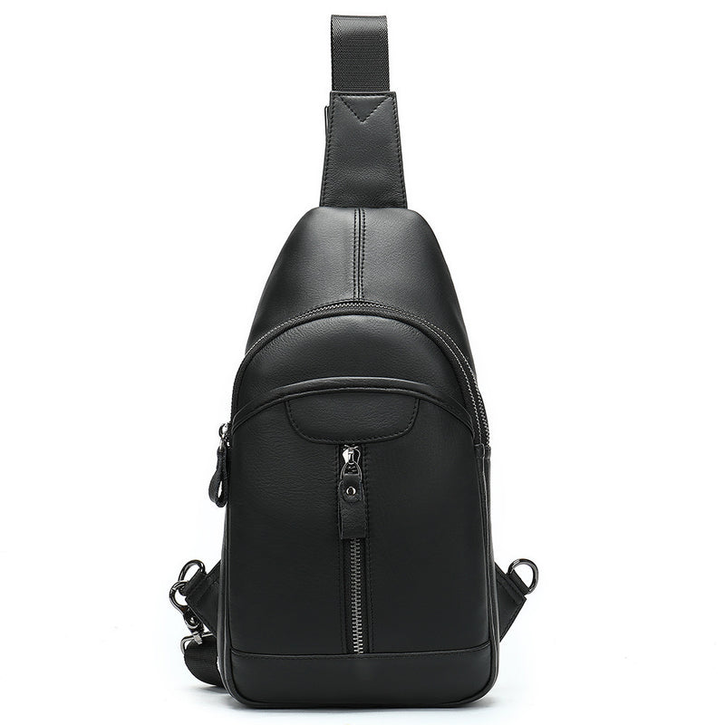 men's cowhide chest bag, view 2 - MRSLM