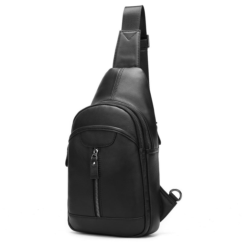 men's cowhide chest bag - MRSLM