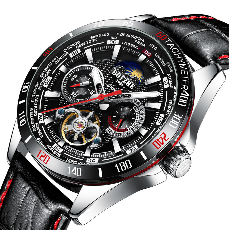 large dial mechanical watch, view 3 - MRSLM
