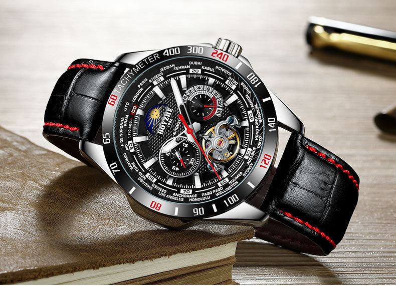 large dial mechanical watch, view 4 - MRSLM