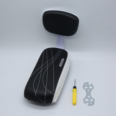 bicycle rear seat cushion with backrest - MRSLM