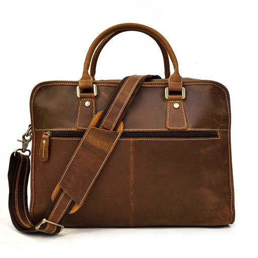 men's leather business handbag - MRSLM