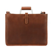 crazy horse leather men's handbag, view 2 - MRSLM