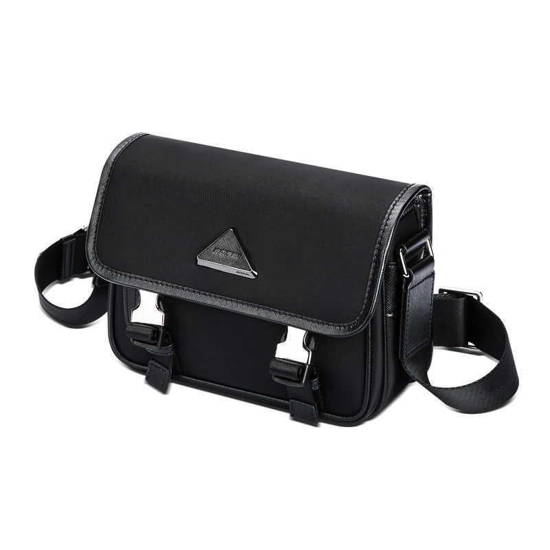 men's nylon messenger bag, view 3 - MRSLM