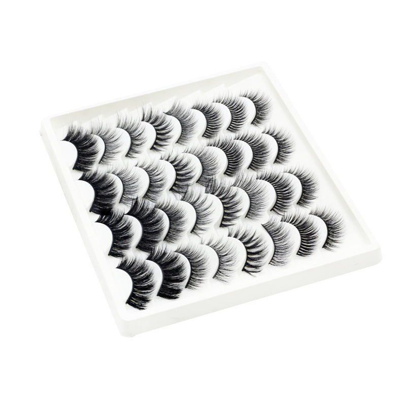16 pairs mixed 3d false eyelashes, view 2 - MRSLM