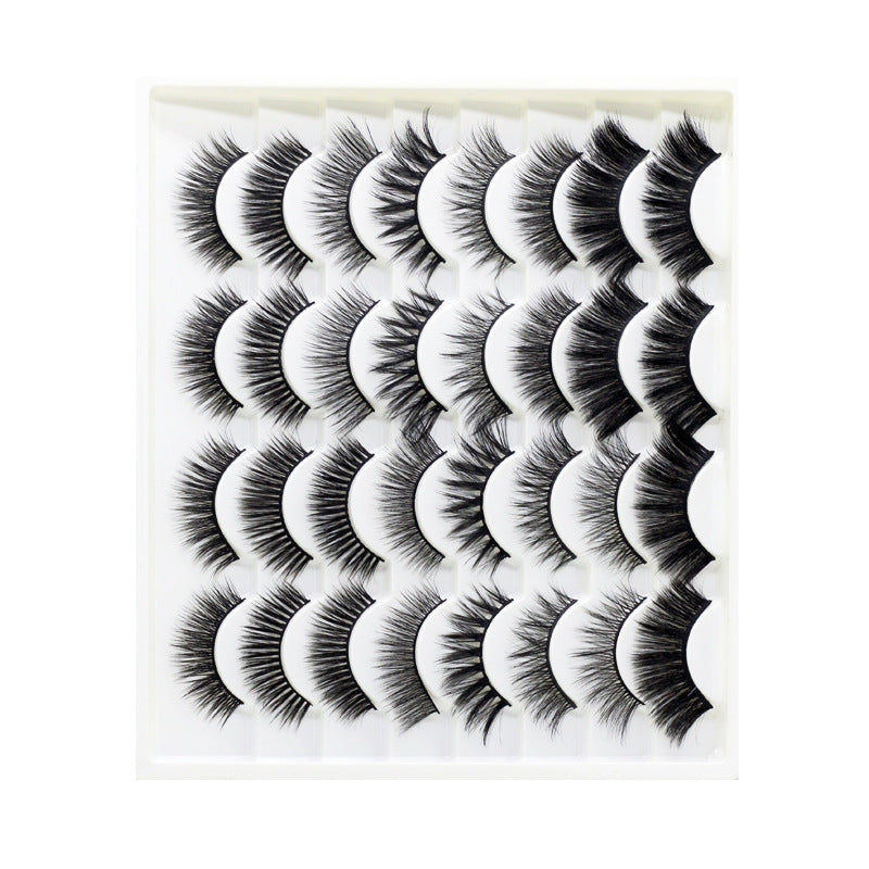 16 pairs mixed 3d false eyelashes, view 4 - MRSLM