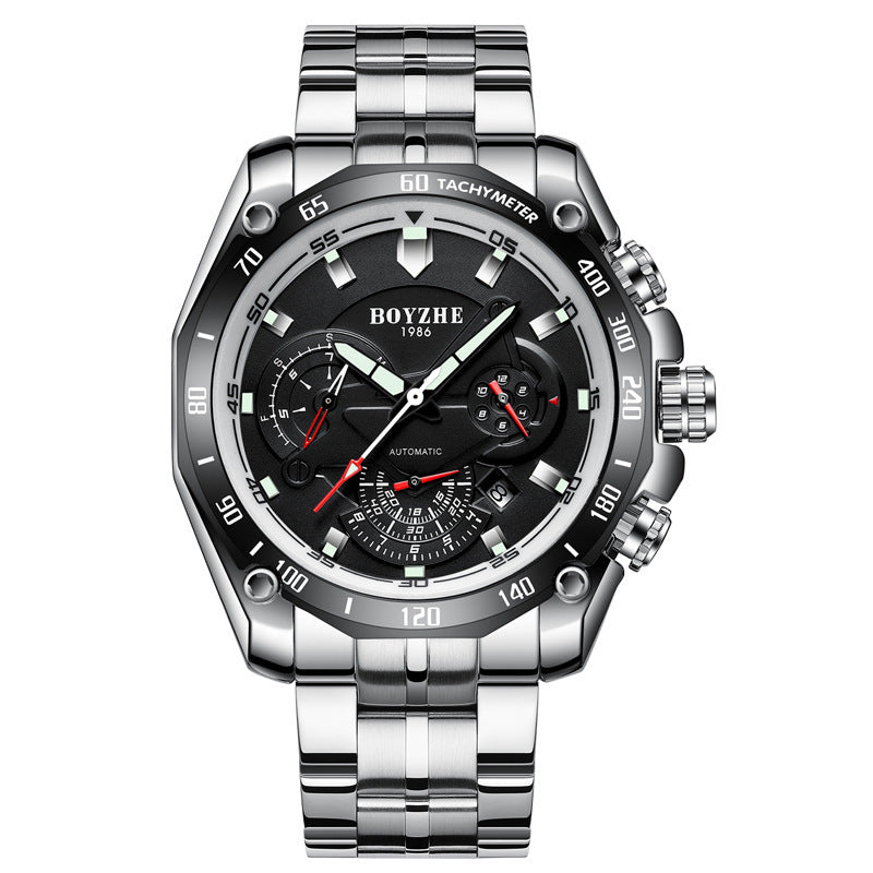 men's automatic week display watch, view 5 - MRSLM
