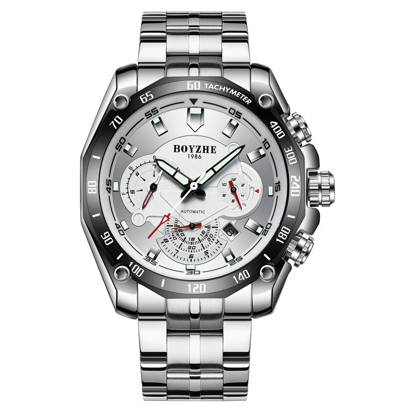 men's automatic week display watch, view 6 - MRSLM