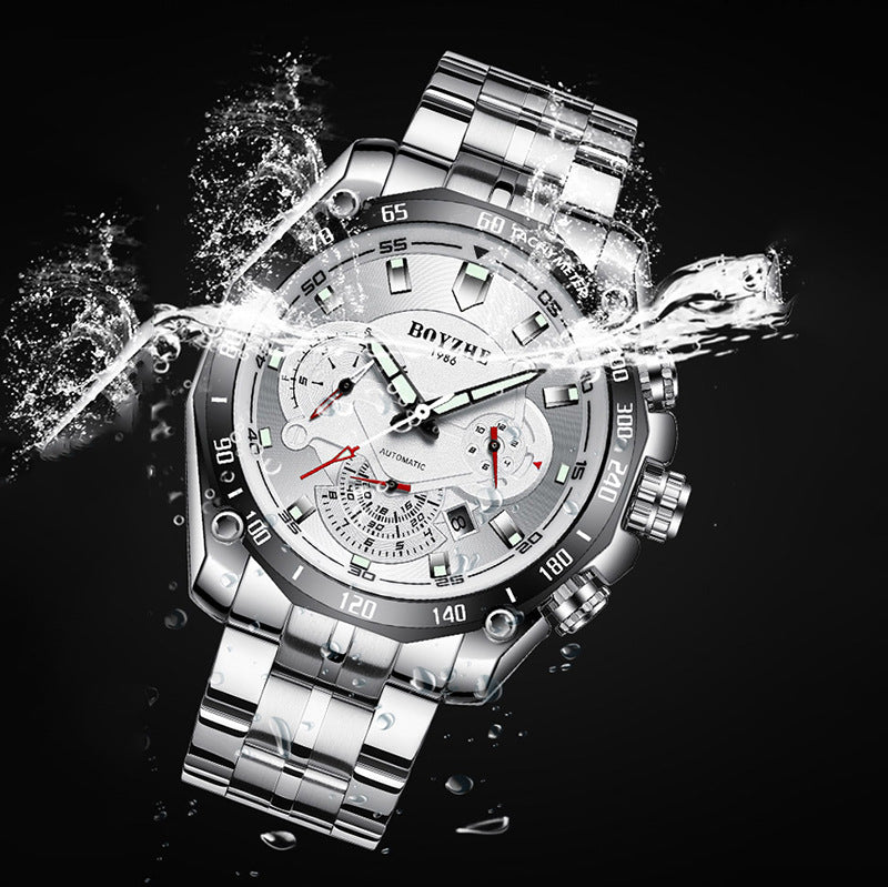 men's automatic week display watch, view 3 - MRSLM