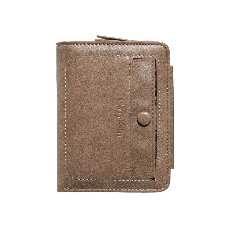 men's retro tri-fold wallet, view 3 - MRSLM