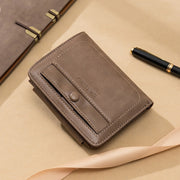 men's retro tri-fold wallet, view 8 - MRSLM