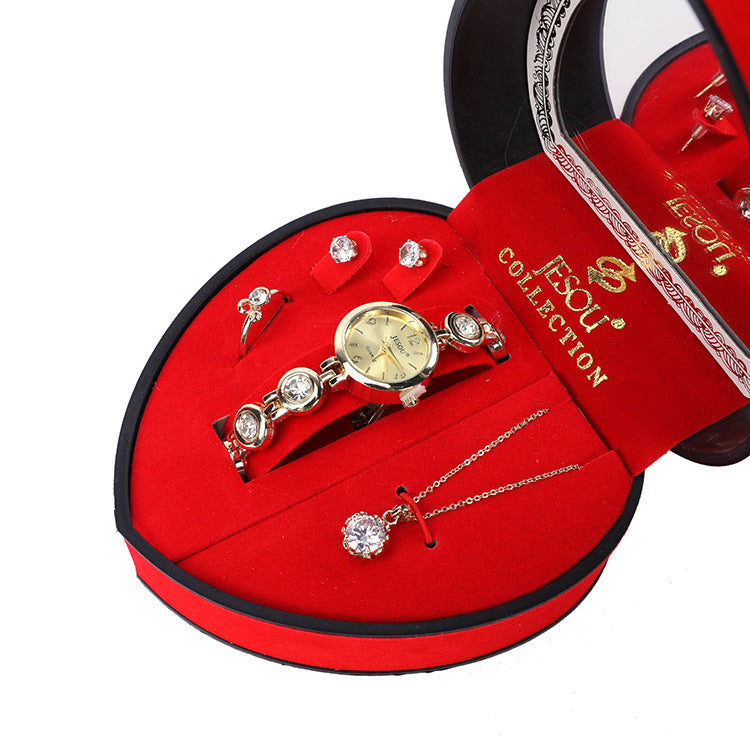Women's watch and jewelry gift set, view 4 - MRSLM