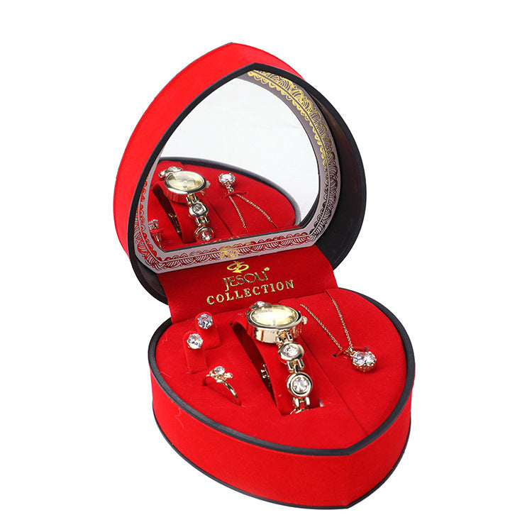 Women's watch and jewelry gift set, view 6 - MRSLM