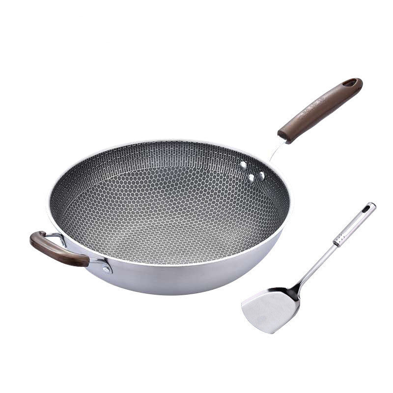 304 stainless steel wok, view 4 - MRSLM