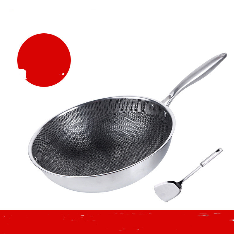 304 stainless steel wok, view 3 - MRSLM