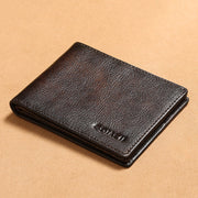men's leather card holder, view 3 - MRSLM
