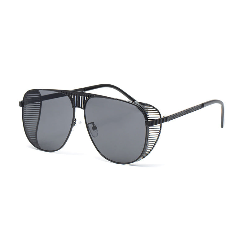 hollow metal sunglasses, view 4 - MRSLM