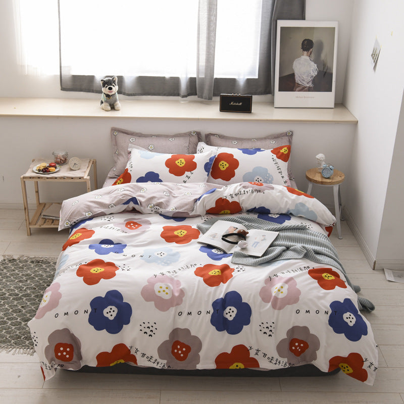Printed aloe cotton bedding set - MRSLM