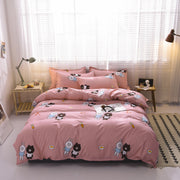 Printed aloe cotton bedding set, view 2 - MRSLM