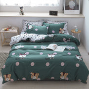 Printed aloe cotton bedding set, view 6 - MRSLM