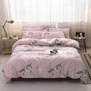 Printed aloe cotton bedding set, view 9 - MRSLM