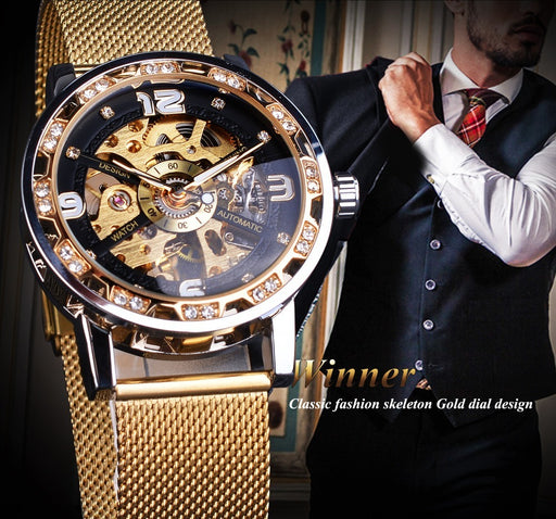 men's hollow mechanical watch - MRSLM